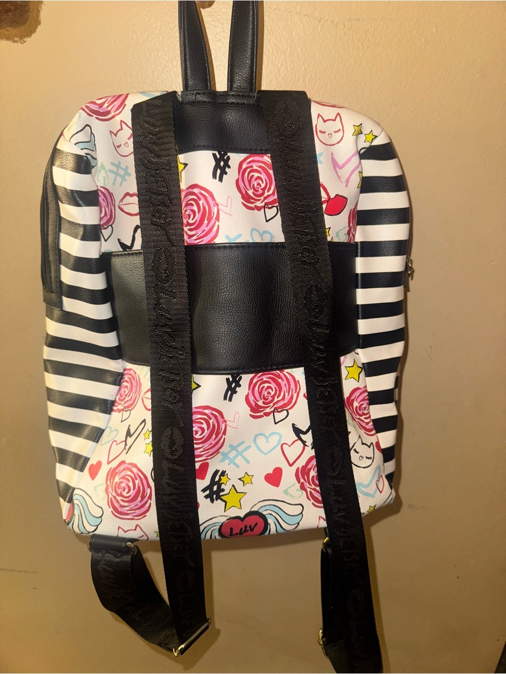 Betsey Johnson Graphic Backpack